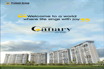 Book now to enjoy our exclusive launch offer at Prateek Canary in Noida
